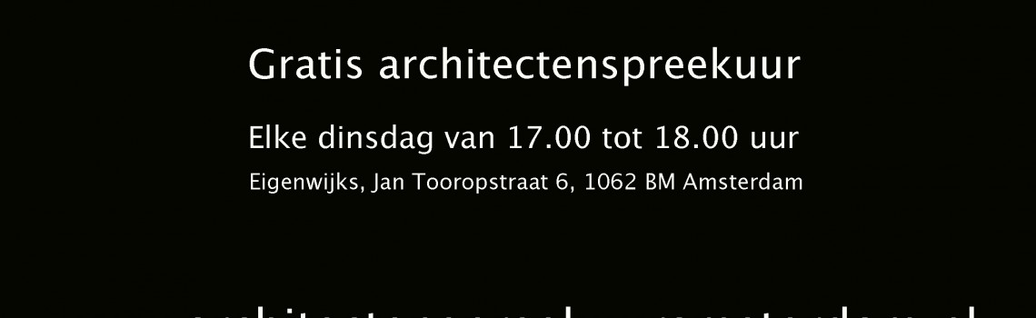 Verandering tijden spreekuur